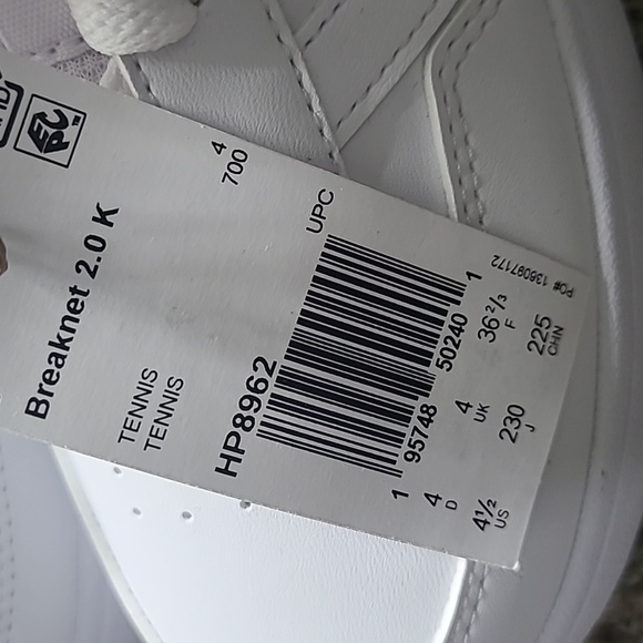 Adidas White Sneakers Modern Minimalist Design - Picture 2 of 5